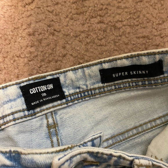 Cotton On Men’s jeans Size 28x32 - Picture 4 of 4